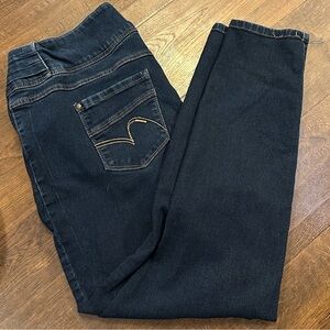 Indigo Fusion Dark Wash Plus Size Stretchy Skinny Jeans Size 20